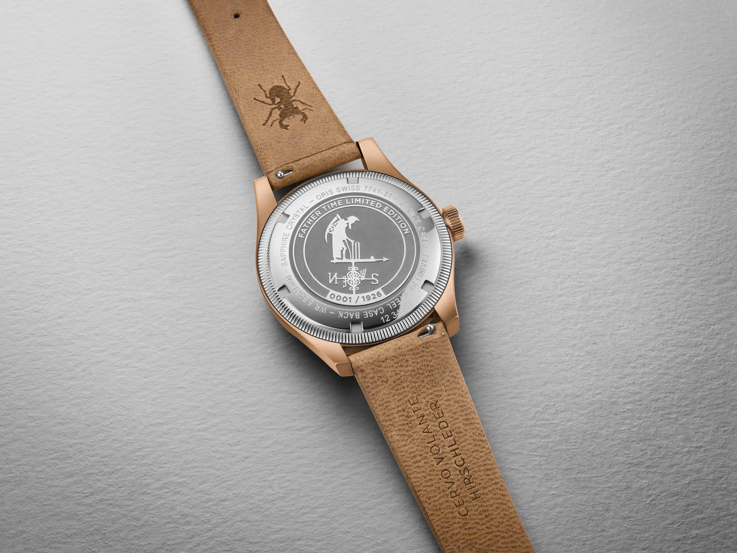 Oris Oris Big Crown Bronze Pointer Date 01 754 7741 3161-Set мужские часы белый циферблат на запястье
